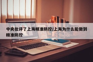 中央批评了上海精准防控/上海为什么能做到精准防控